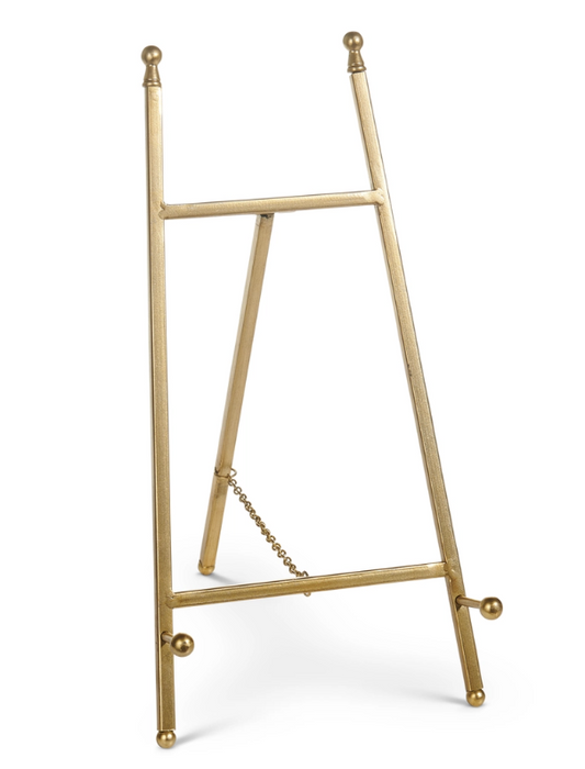 13" Gold Easel