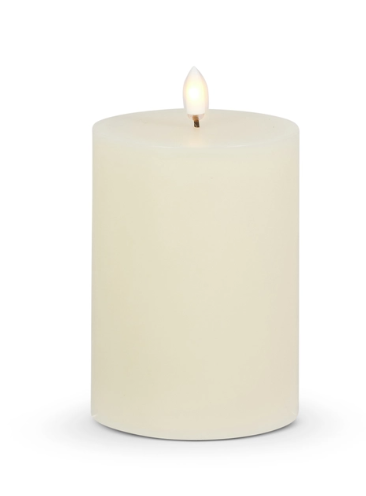 3.5" X 5" Ivory Pillar Candle