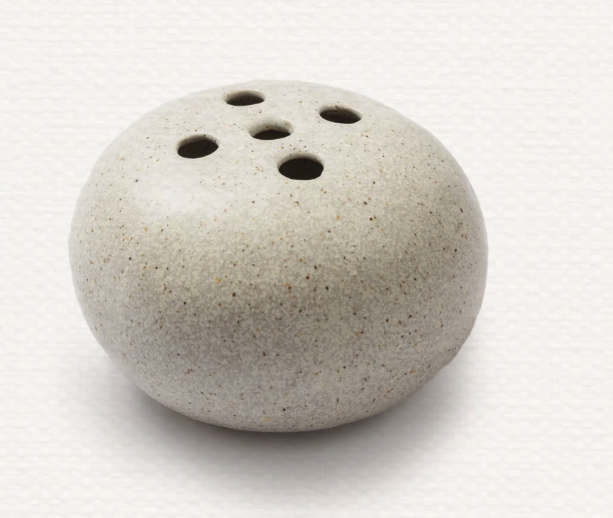 Speckled Ceramic Frog Vase