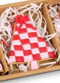 Sweet Checkboard Ornaments
