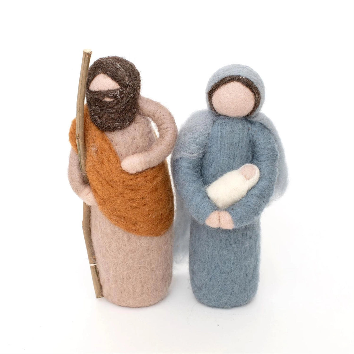 Felted Wool Nativity Family