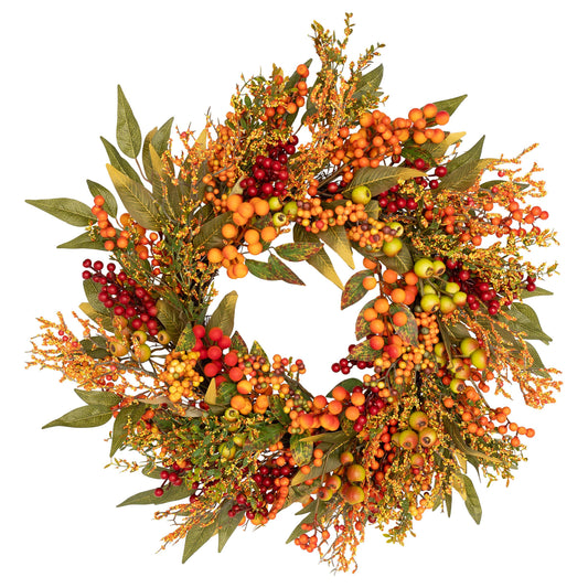 Fall Berries Wreath 26"