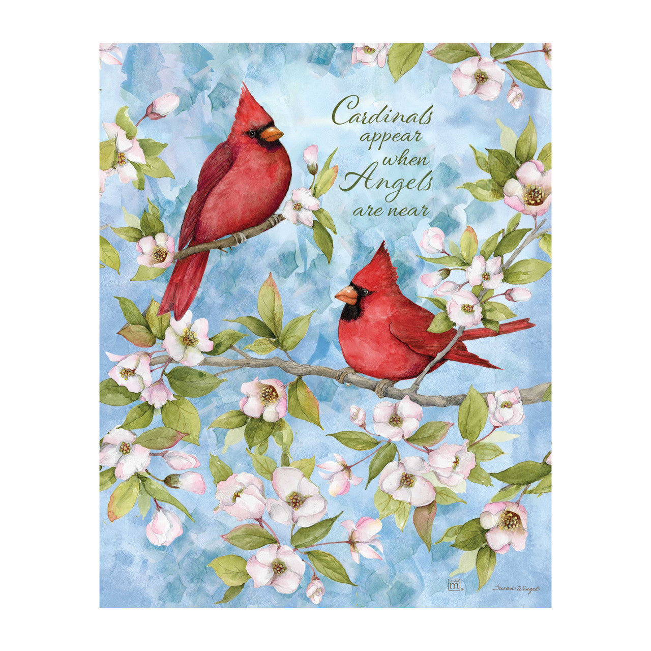 20" Art Pole - Little Cardinal Dogwood