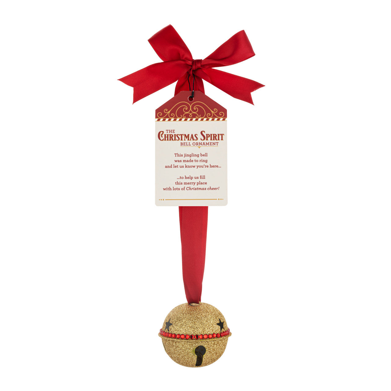 Christmas Spirit Jingle Bell Ornament