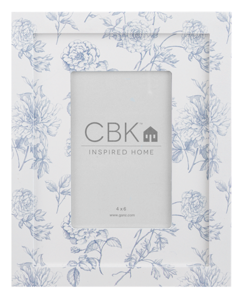 Blue/White 4x6 Photo Frame