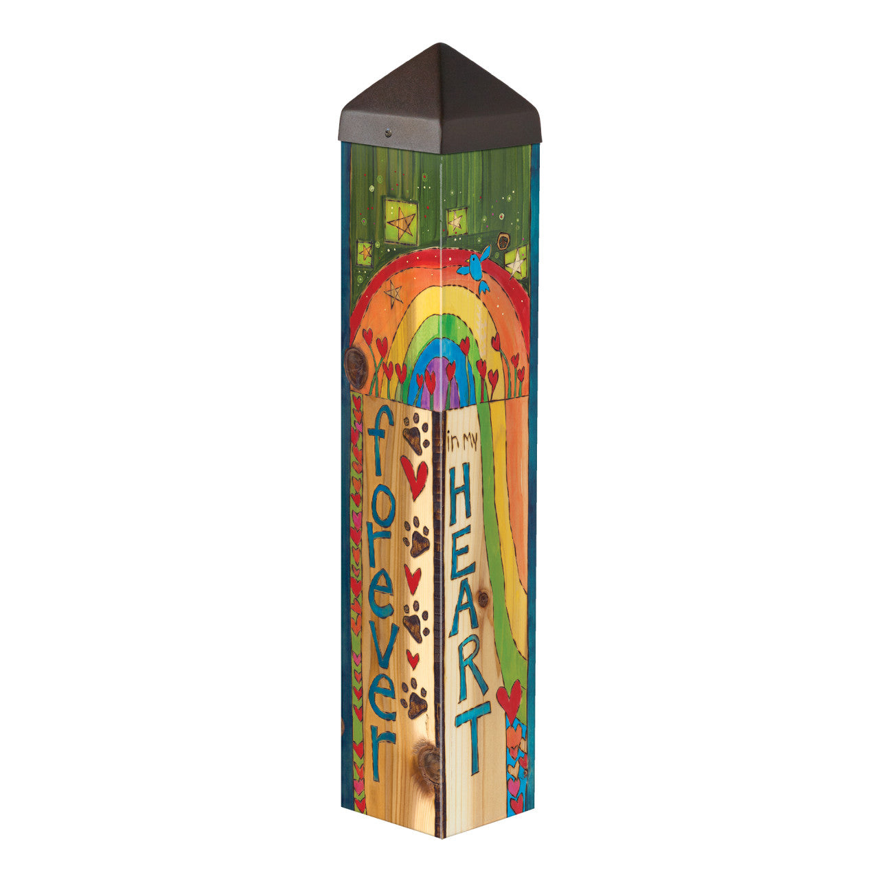 Art Pole - Rainbow Bridge Dog