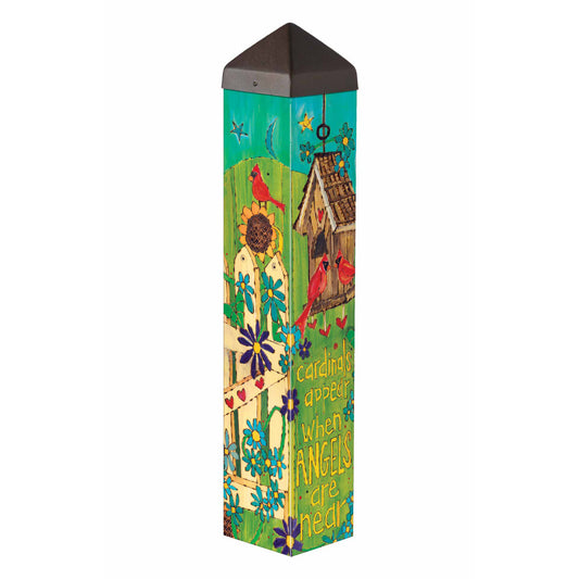 20" Art Pole - Angels and Cardinals