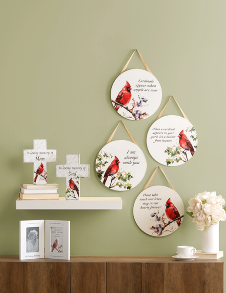 Cardinal Memorial Wall Decor