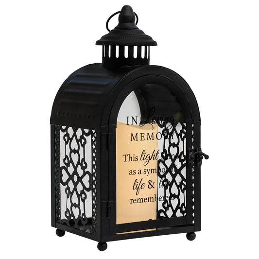 In Loving Memory, the Light Shines Memorial Lantern