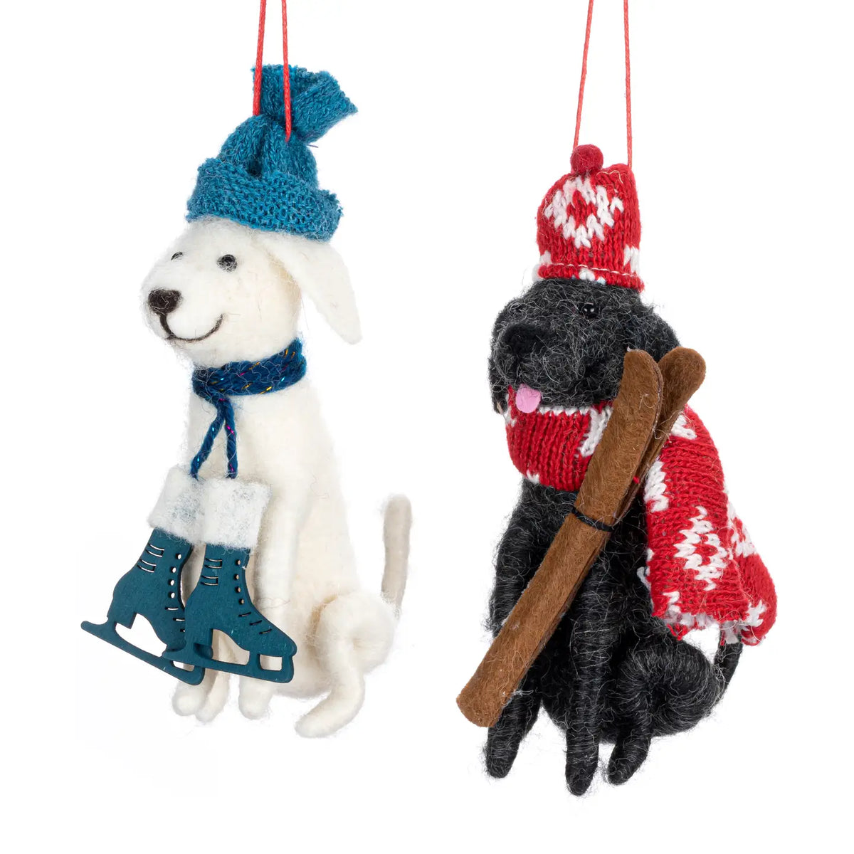 Felt Labrador Ornaments