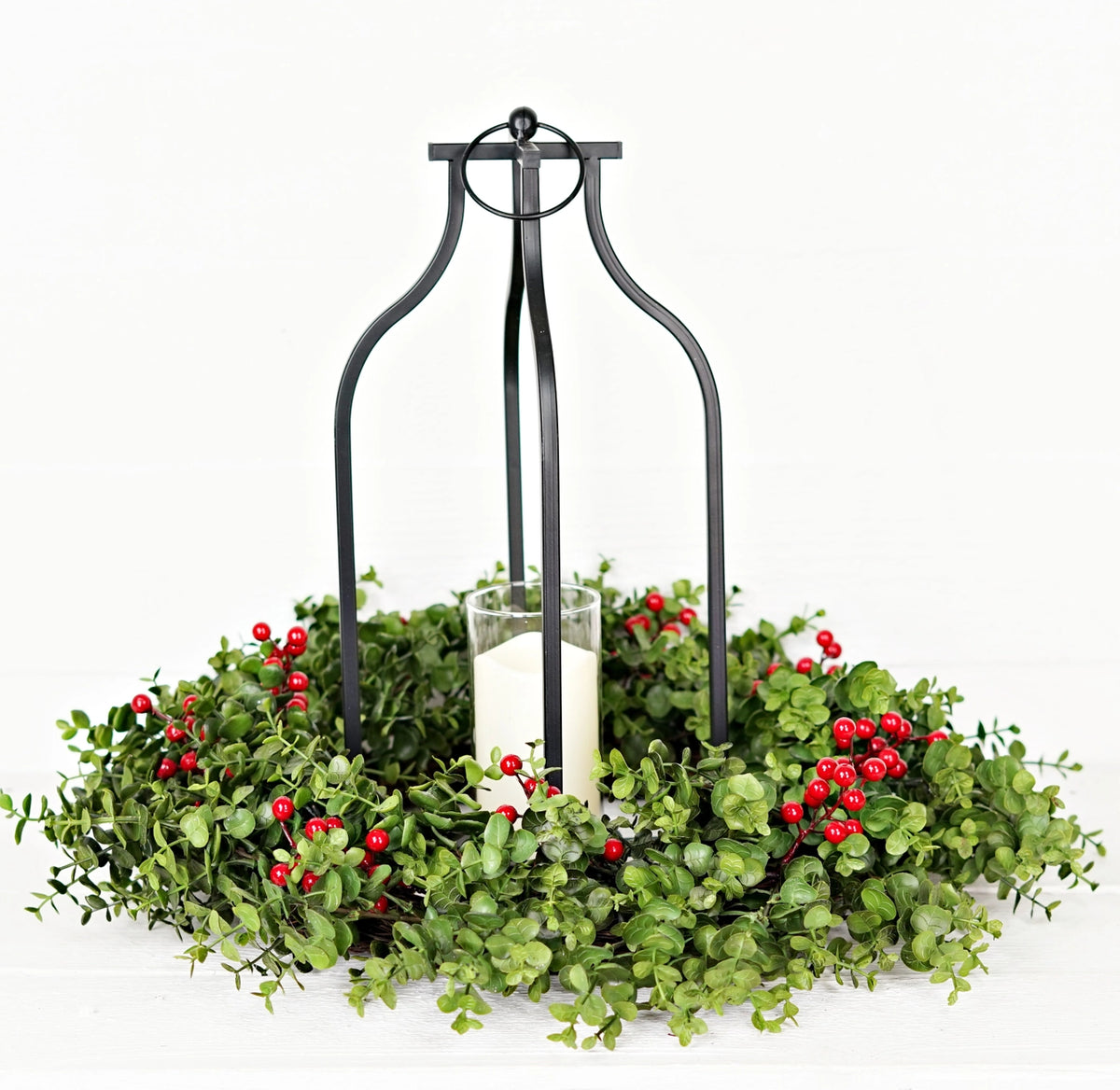 Soft Touch Evergreen Eucalyptus Twig Wreath