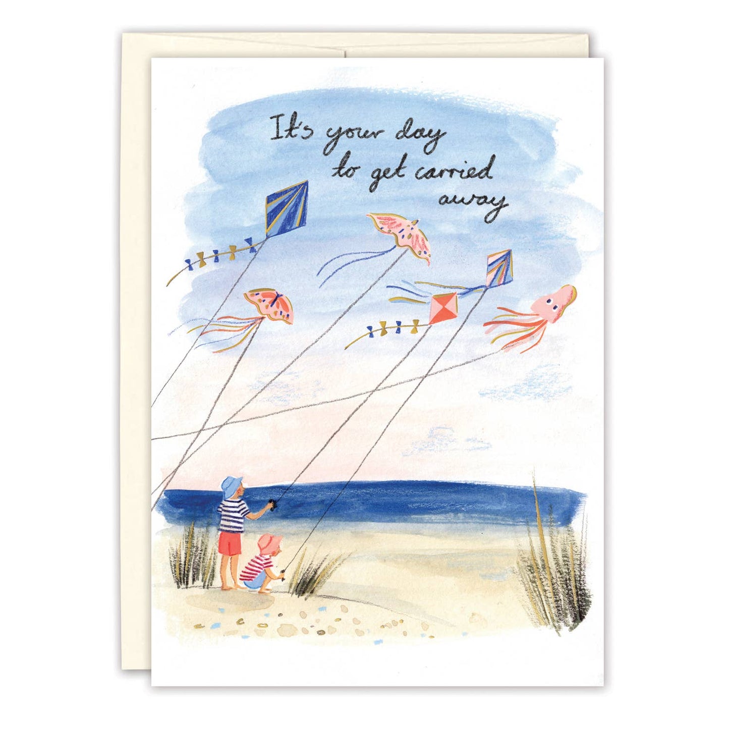 Colorful Kites Birthday Card