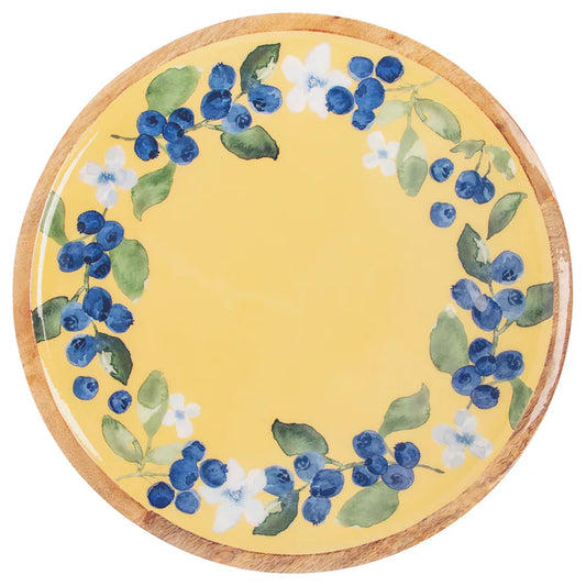 Blueberry Round Platter 14"