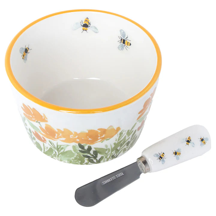 Bee Field Bowl & Spreader