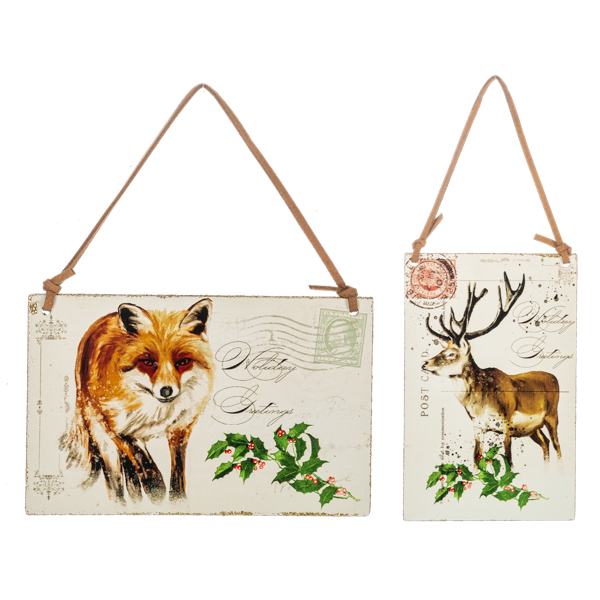Animal Postcard Ornament
