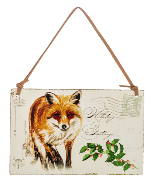 Animal Postcard Ornament