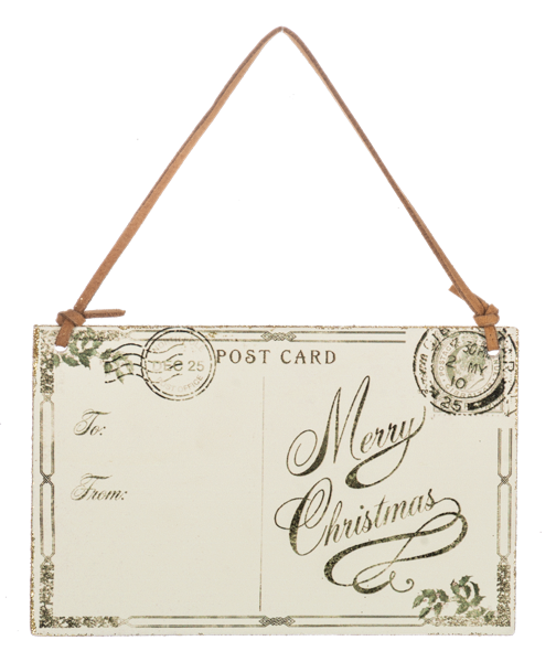 Animal Postcard Ornament
