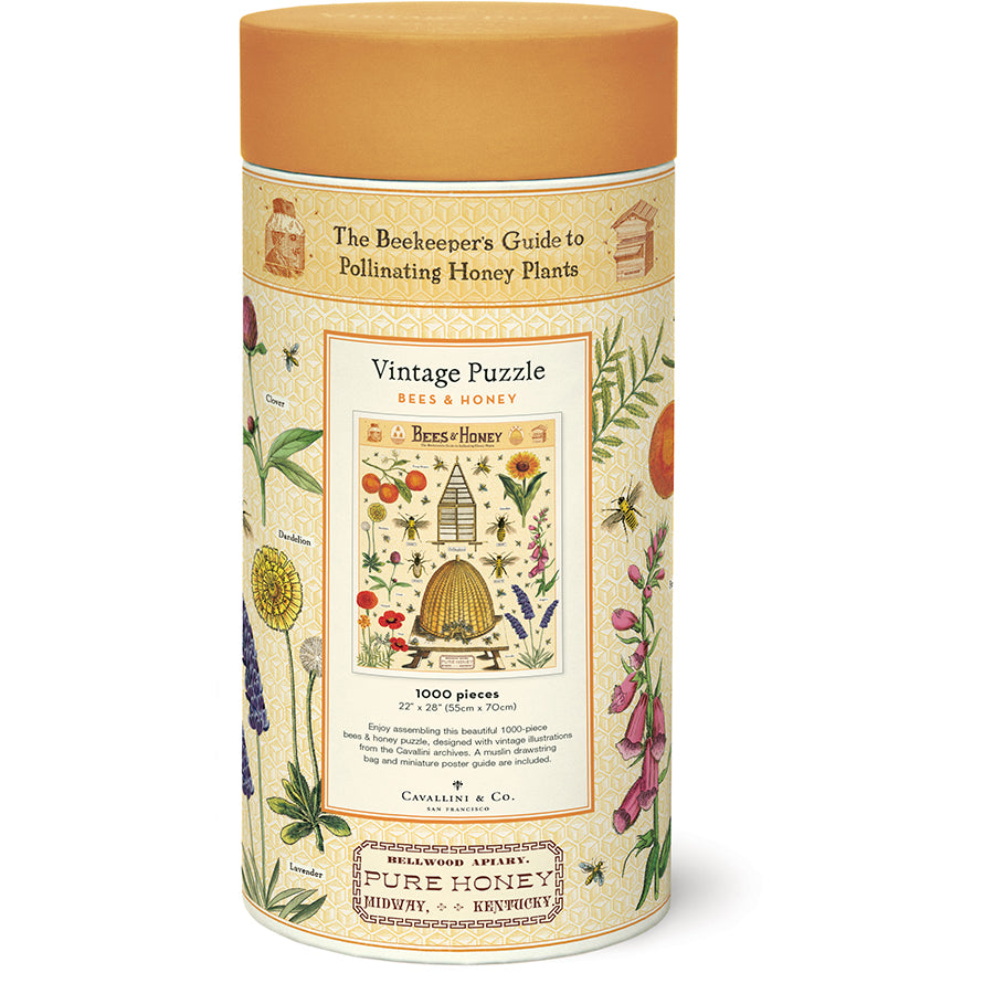Bees & Honey Vintage-Inspired Puzzle