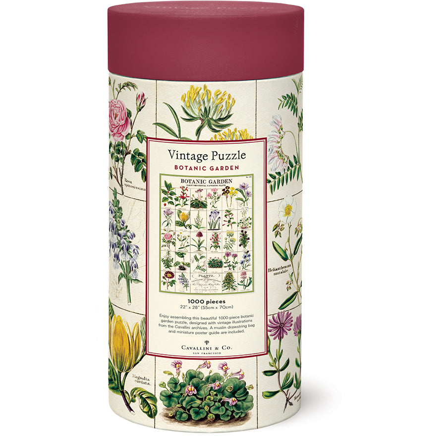 Botanic Garden Vintage-Inspired Puzzle