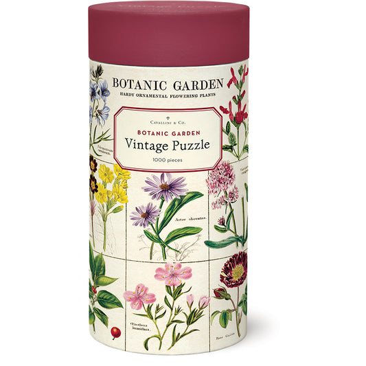 Botanic Garden Vintage-Inspired Puzzle
