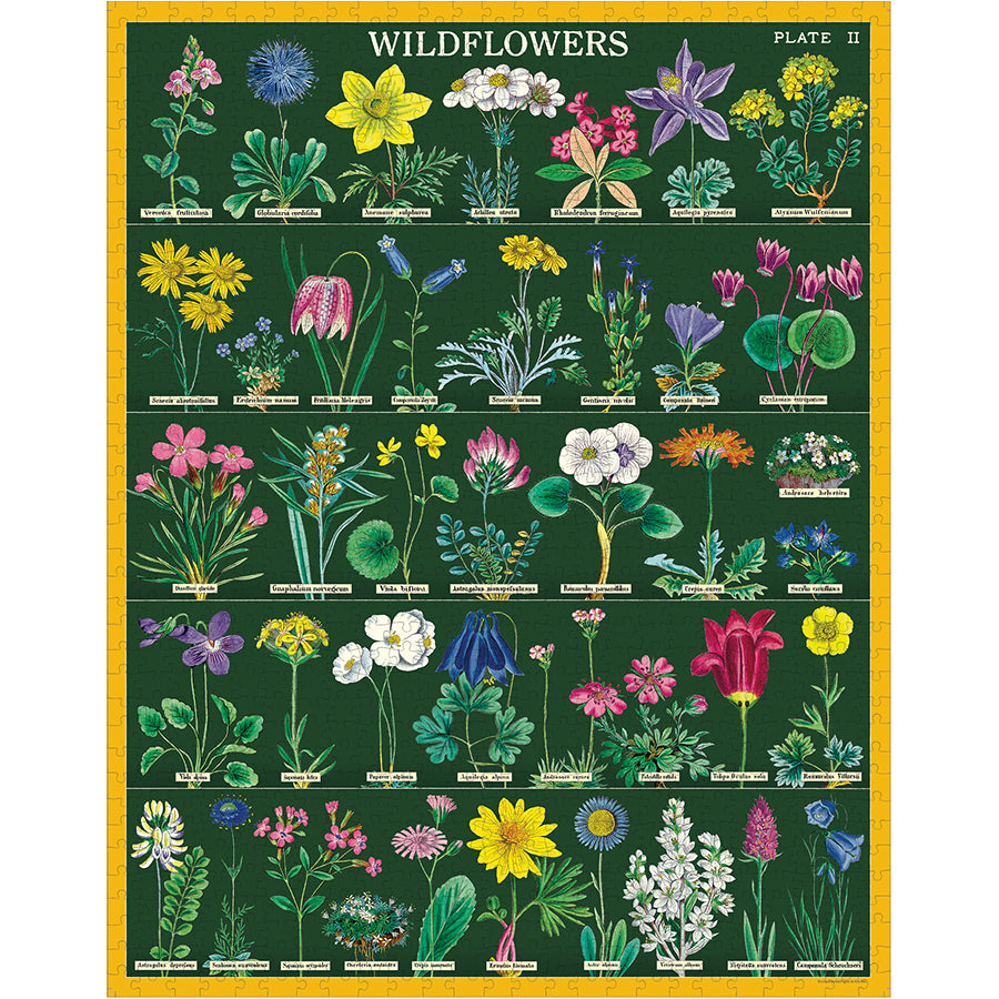 Vintage-Inspired Puzzle - Wildflowers