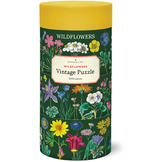 Vintage-Inspired Puzzle - Wildflowers